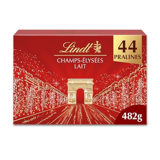 Lindt Champs-Élysées Boîte de Chocolats au Lait - 482 g