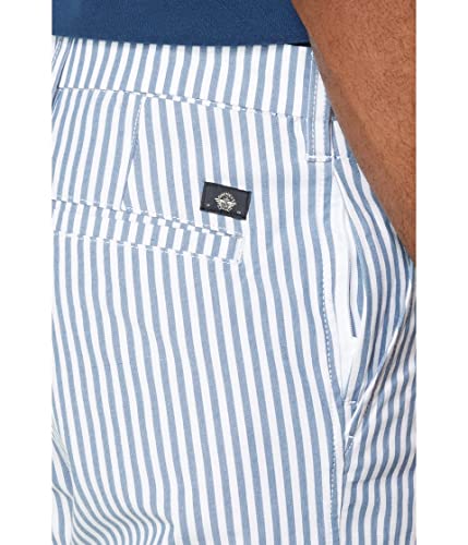 Dockers Men's Ultimate Straight Fit Supreme Flex Shorts (Standard And Big & Tall), Oceanview Blue-Ensenada Stripe (Canvas), 38 #TOP2