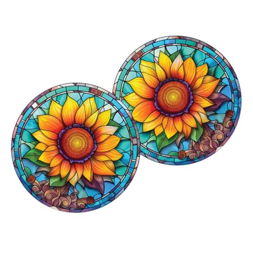 Veemoon Adhesivos Anticolisión para Ventanas 2 Piezas Pegatinas Estáticas de Verano para Vidrio Protección contra Choques de Aves Decoración Removible para Sala y Dormitorio