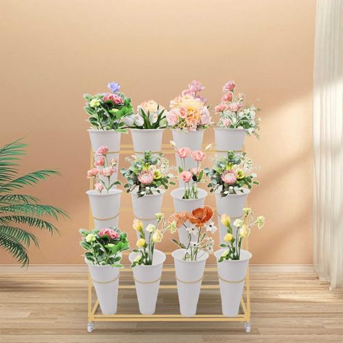 Chariot de présentation de fleurs pour optimiser l'espace vert - 2