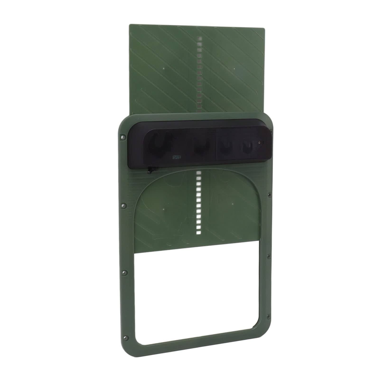 Porta Automatica per Pollaio, Porta per Galline Solare con Sensore di Luce Leggero per Oca (Verde)