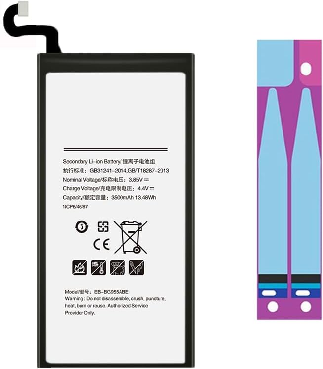 Batt- Samsung Galaxy S8 Plus Replacement Battery with Battery Stickers - Easy Installation, Samsung Galaxy S8 Plus Battery Repair (3500 mAh)