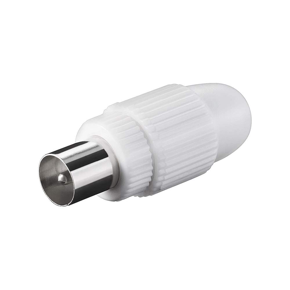 Goobay Koax-Stecker | Koax-Stecker mit Schraubbefestigung, schraubbarer Koax-Stecker für Koaxialkabel