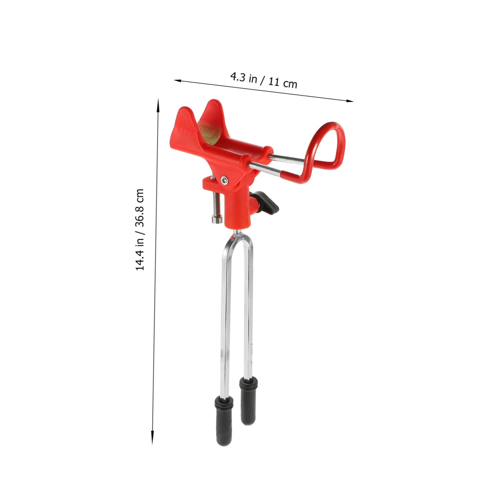 Support de Canne à Pêche 2 Pièces en Acier Inoxydable pour Bord de Mer