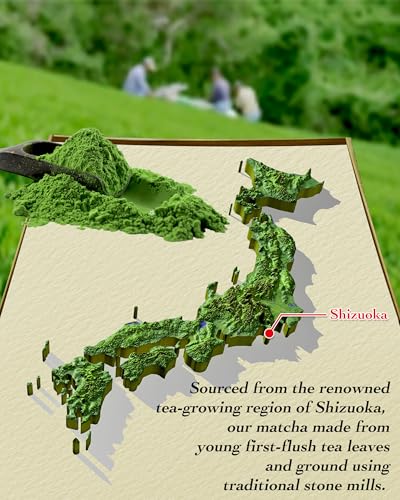 Té matcha en polvo ceremonial origen Shizuoka miniatura 6
