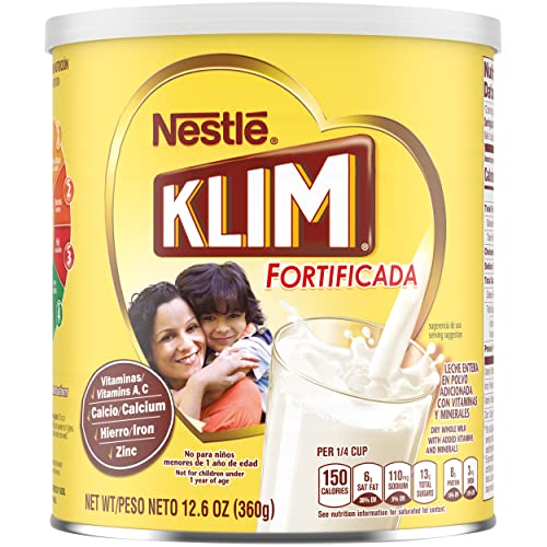 Klim Instant Dry Whole Milk Powder Fortificada, 12.7 Ounce