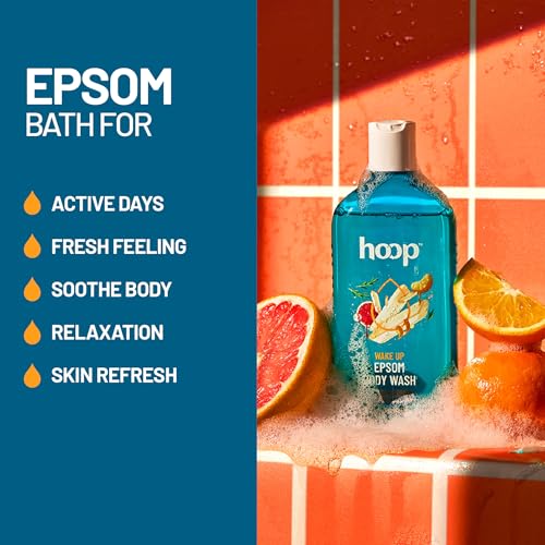 Image of hoop Epsom Body Wash Wake Up | Epsom Salt, Citrus & Herbs | 300ml