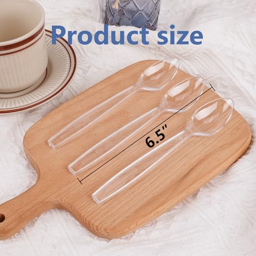 Disposable Plastic Spoons for Parties and Everyday Use