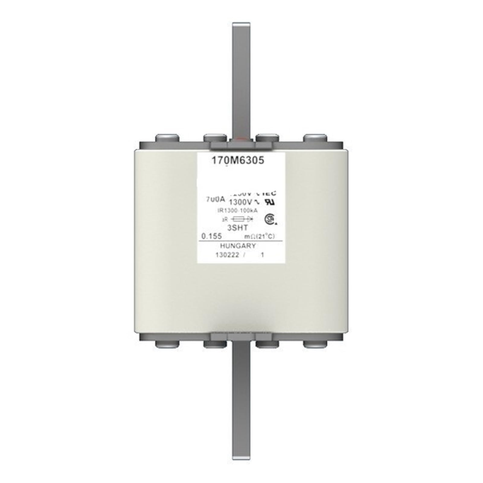 Fusible 170M6305 6306 de rechange pour armoire électrique