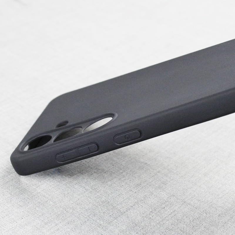 Image of Skyro Sleeky Back Cover Case for Samsung Galaxy M56 5G | Protective Slim Fit| Matte Finish | Camera Protection Bump | Silicon Back Cover Case for Samsung Galaxy M56 5G / F56 5G (Black)