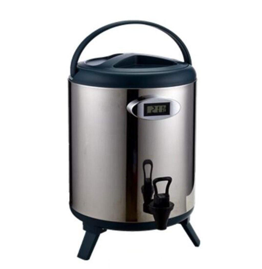 Caldera de Aislamiento Barril Catering Agua Caliente té Cilindro con Pantalla de Temperatura Conveniente for Tea Shop Cocina Que Cocina Reunión de la Familia 8L / 10L / 12L