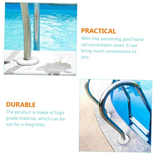 Cubiertas decorativas para escalera de piscina YARNOW acero inoxidable miniatura 2