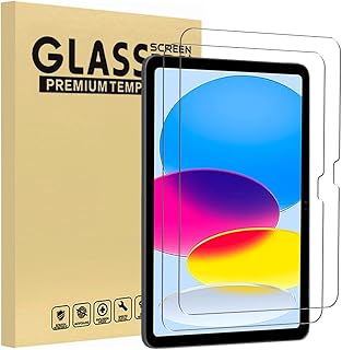XunyLyee [2 Pack] Compatible with iPad 10th Generation Screen Protector (Model A2757, A2777), for iPad 2022 10.9 Inch Tempered Glass Film Anti-Scratch