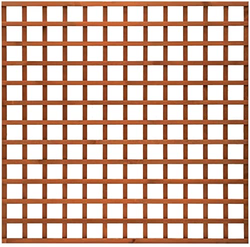 Timber Products 6x6 Wooden Square Trellis Fence Panels (1.83m x 1.83m) 6ft x 6ft Lattice Trellis
