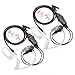 Produktbild Radioddity 1-PIN Walkie Talkie Headset Transparentes Headset-Mikrofon Kopfhörer, 2.5mm Kompatibel mit PR-T1 Funkgerät, 2 Stücke
