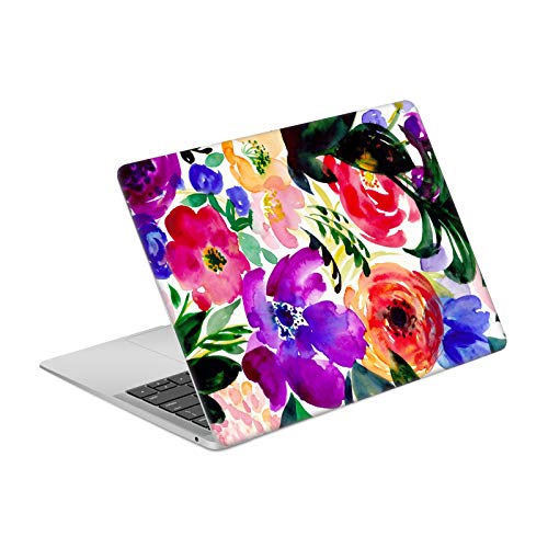 Autocollant Vinyle MacBook Air 13.3 au Style Jardin Floral pour Travailler au Café