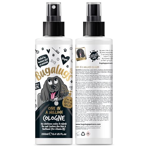 BUGALUGS Dog Perfume Cologne 250ml Deodoriser...