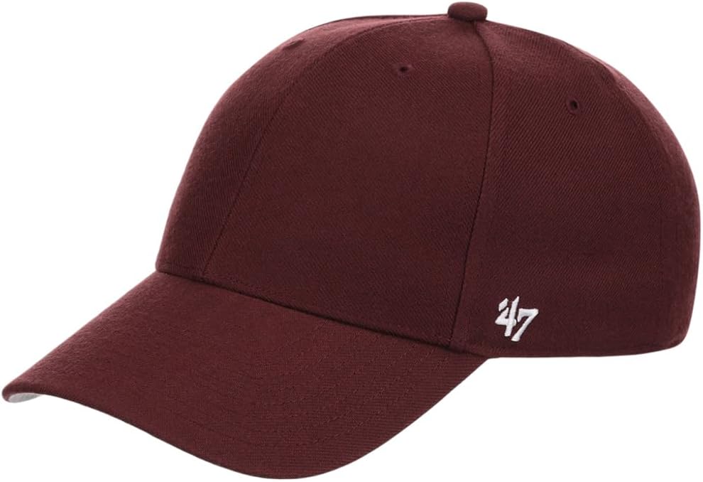 Blank Classic Clean Up Cap, Adjustable Plain Baseball Hat for Men and Women