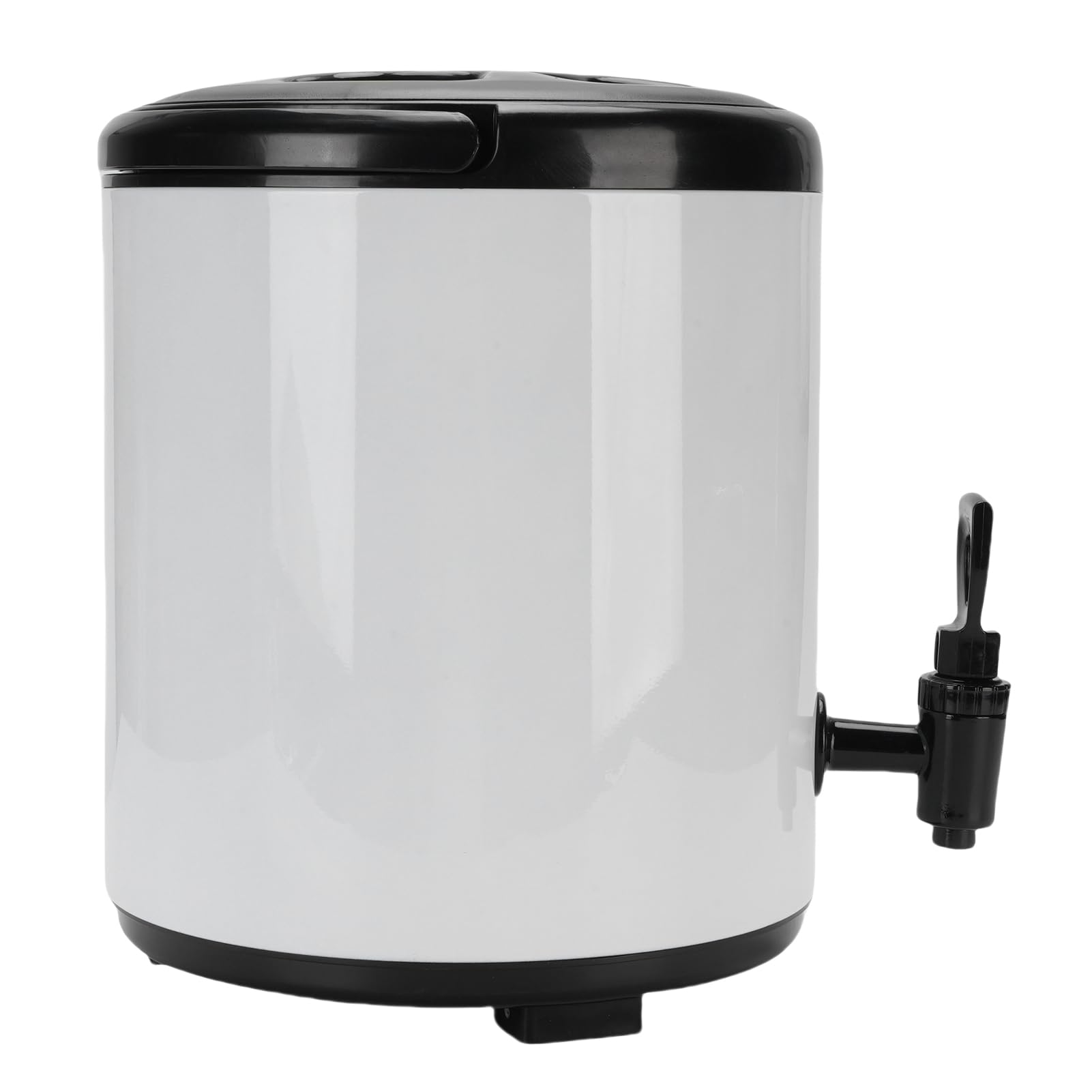 Dispenser per Bevande Coibentato, Dispenser per Bevande Calde Termiche in Acciaio Inossidabile 304 da 6 Litri, per Fredde con Rubinetto e Maniglia per Acqua Caffè Tè Latte Succo (WHITE)