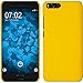 Produktbild PhoneNatic Case kompatibel mit Xiaomi Mi 6 - Hülle gelb gummiert Hard-case Cover
