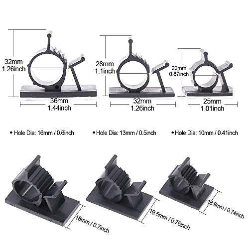 Fils emmêlés ? Clip câble autocollant réglable pour stopper le désordre des cordons - 2