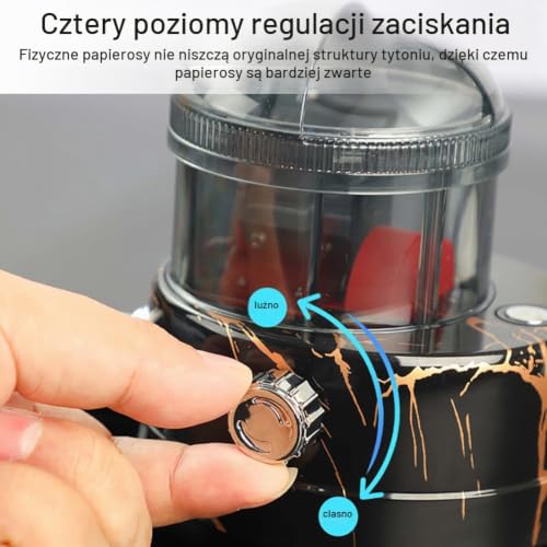 W pełni automatyczna maszyna do skręcania papierosów, elektryczna maszyna do napełniania tytoniu, narzędzia gospodarstwa domowego 8,0 mm/5,5 mm/6,5 mm, 8,0 mm/6,5 mm(5.5mm/6.5mm)