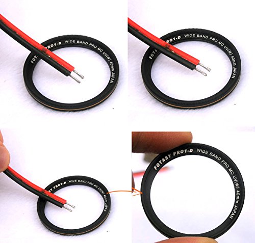 Image of Fotasy 40mm Ultra Slim UV Protection Lens Filter, Nano Coatings MRC Multi Resistant Coating Oil Water Scratch, 16 Layers Multicoated 40mm UV Filter