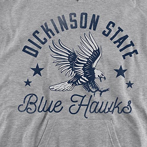 Dickinson State University Official Blue Hawks Youth Kids Boy/Girls Pull-Over Hoodie Sweatshirt2
