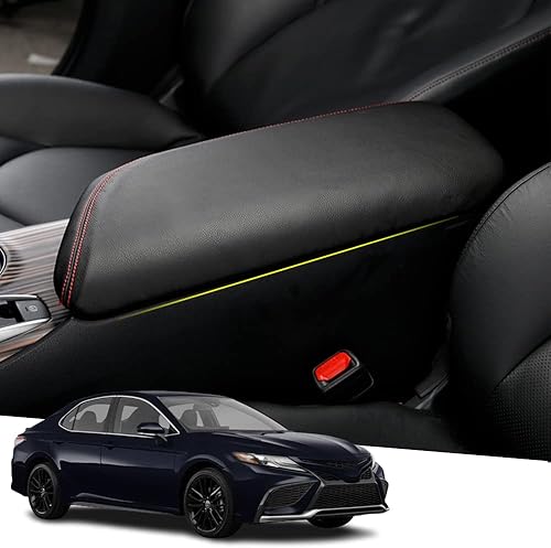 Miniatura 1 de Funda de cuero para consola central, almohadilla protectora para reposabrazos, accesorios para mantener tu reposabrazos en una sensación más cómoda