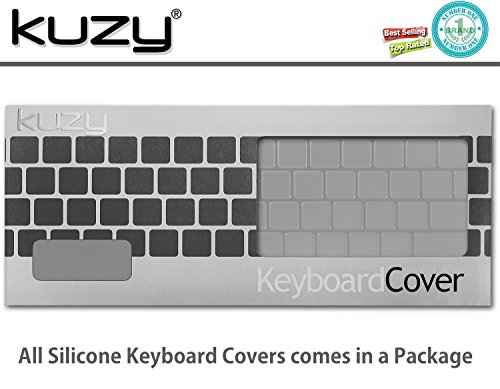 Kuzy - Russian Keyboard Cover For Macbook Pro With Touch Bar 13 Inch And 15 Inch (A2159, A1989, A1990 & A1706, A1707) Release 2019, 2018, 2017, 2016 Silicone Skin - Russian/English #TOP3