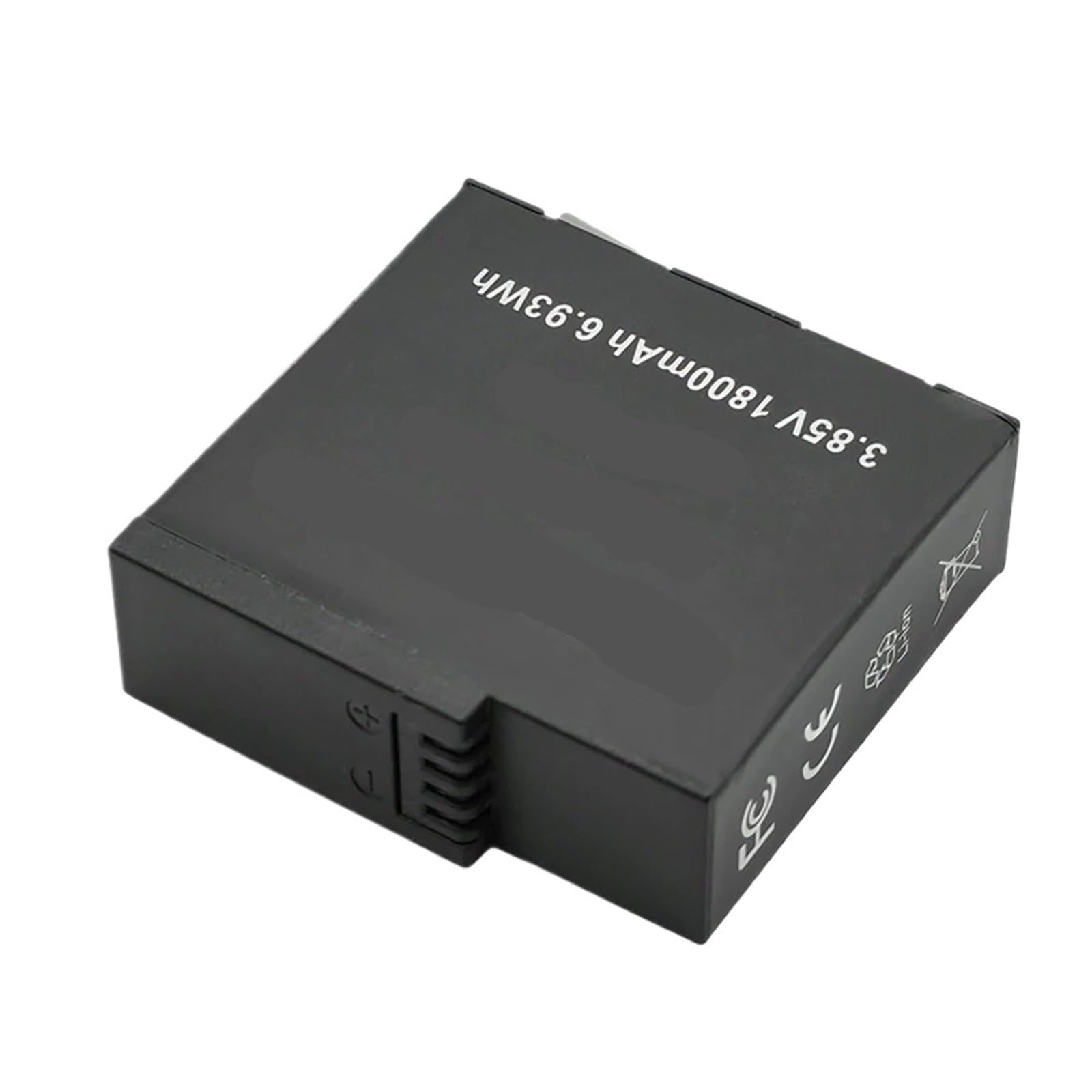 Conjunto de batería de 1800 mAh y Cargador LED Accesorios for cámara de acción(3PCS B with Charger)