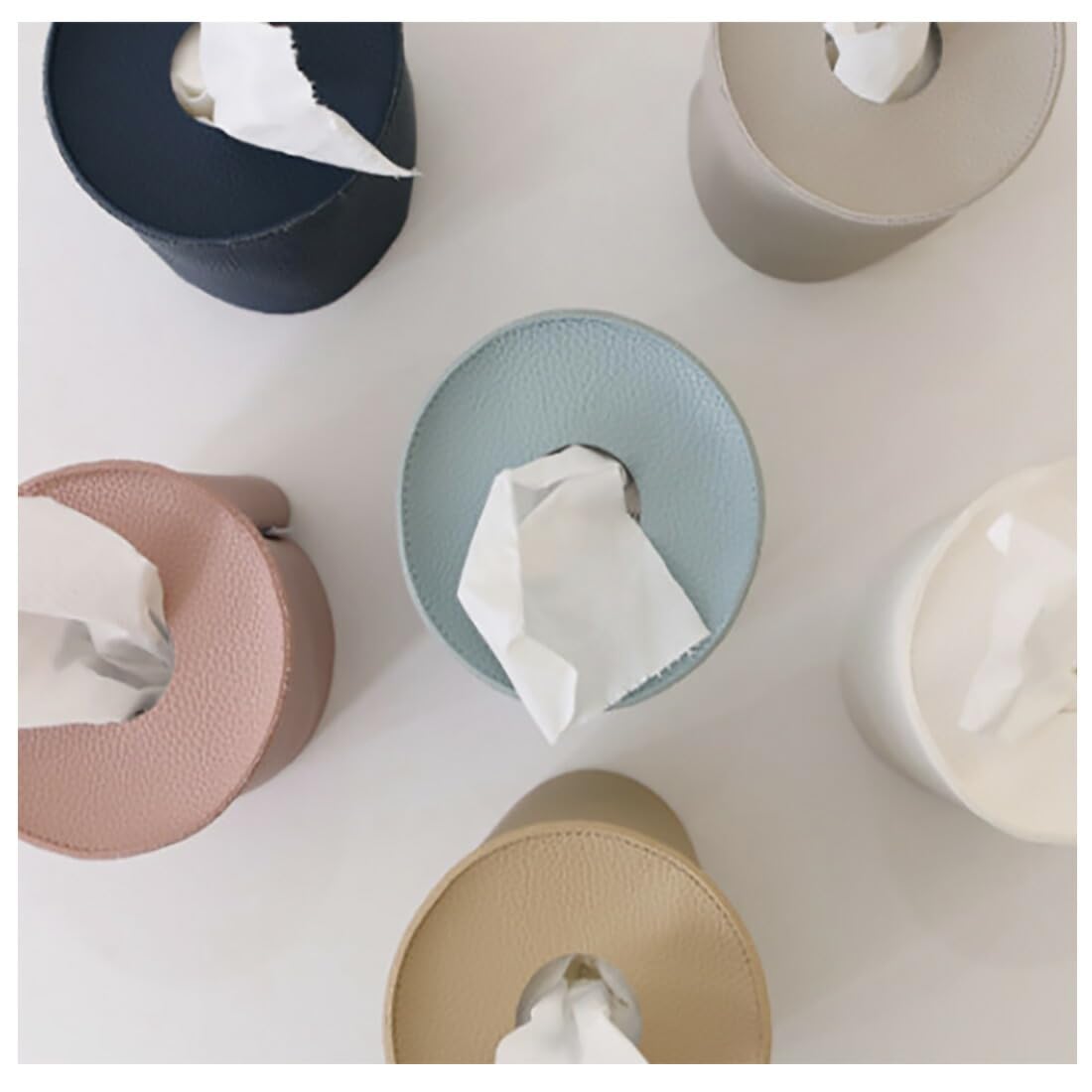 Amazon｜ティッシュケース 丸型 トイレットペーパーケース 円形 ロール