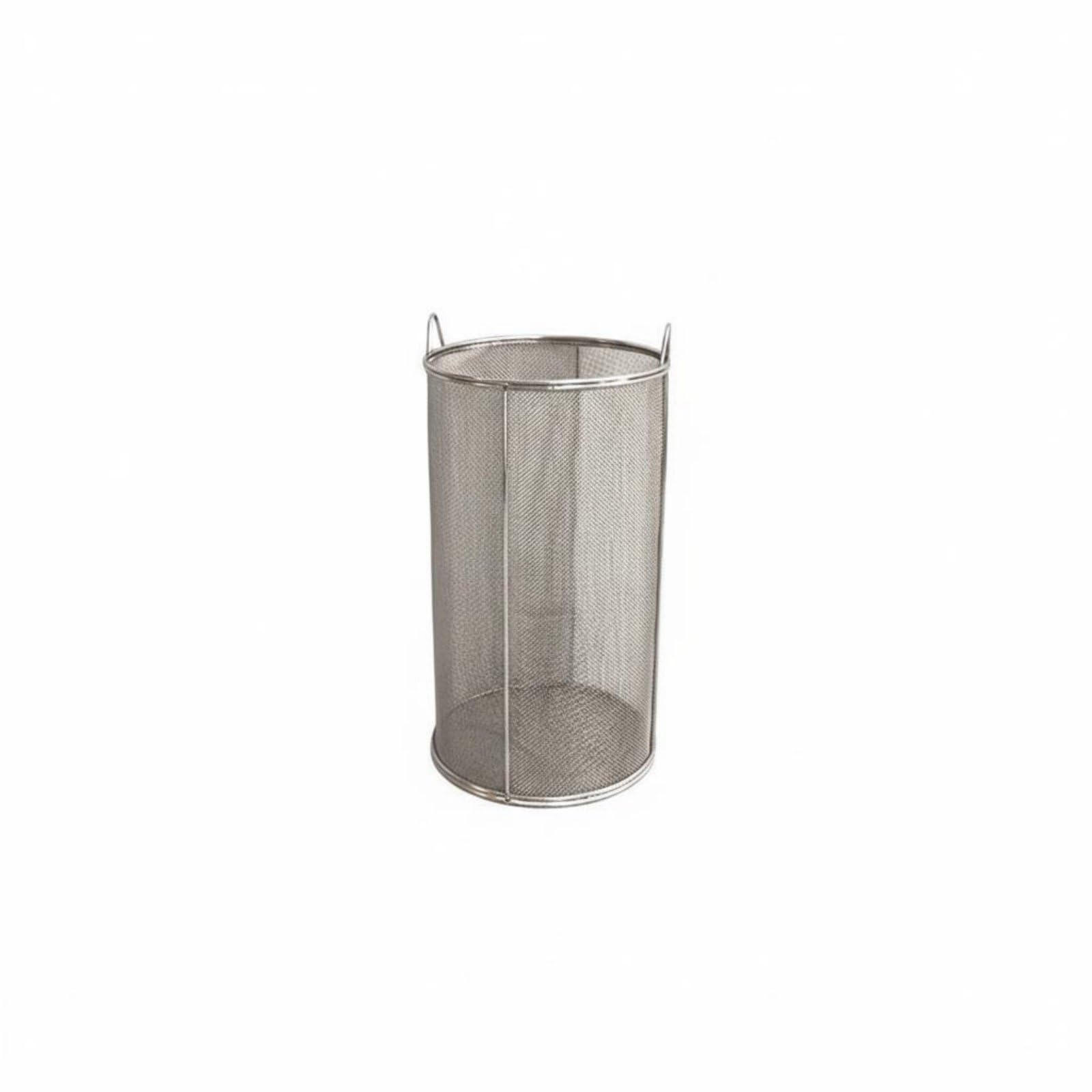 Filtro in Acciaio Inox per Preparazione di Bevande Fermentate Setaccio da Fermentazione a Maglia Colonna di Sostegno Adatto a Produzione Conservazione, 16CM, Mestolo