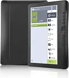 E-Reader, BK7019 Portátil 7 polegadas TFT LCD de tela colorida à prova d'água E-book Reader Corpo integrado Livro digital ultra-claro com leitura de música, vídeo, fotos (8G)