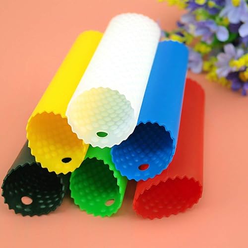 Vista 20 de Juego de 2 peladores de ajo de silicona, tubo de rodillo fácil, útil herramienta de cocina sin olor (azul, verde)