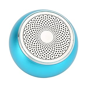 Kleine Bluetooth Speaker IP67 Waterdichte Lange Standby Multifunctionele Mini Draadloze Luidspreker Heatsink Bass met Oplaadkabel Lanyard (Blauw)