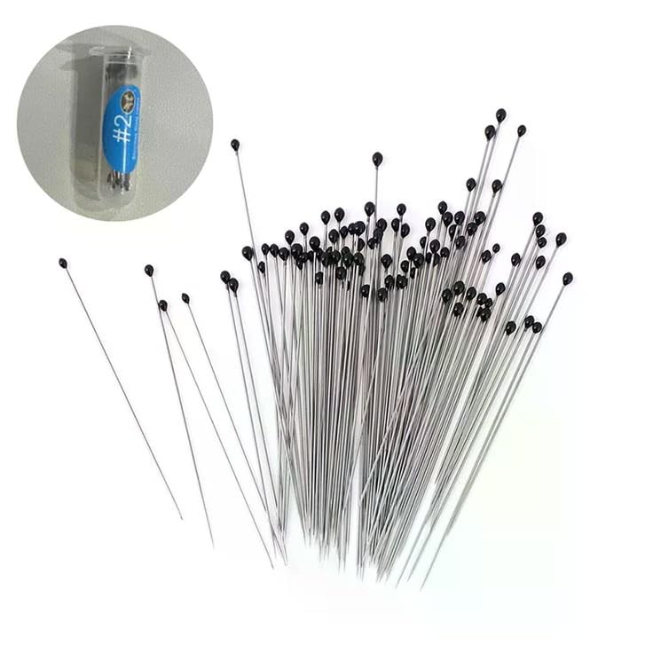 Image of Entomology Pins 0.38 mm, 100 Pieces | Stainless Steel Insect Specimen & Butterfly Collection Pin | Rust-Resistant Precision Mounting Pins for Collectors, Students & Laboratories