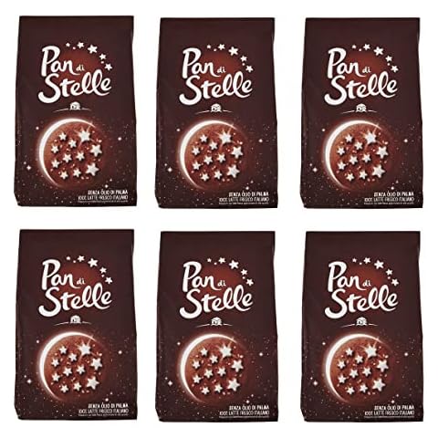 Mulino Bianco Pan di Stelle il Biscotto 6 x 350g = 2100g. Süße Backware Kekse. Ohne Palmöl! Cover