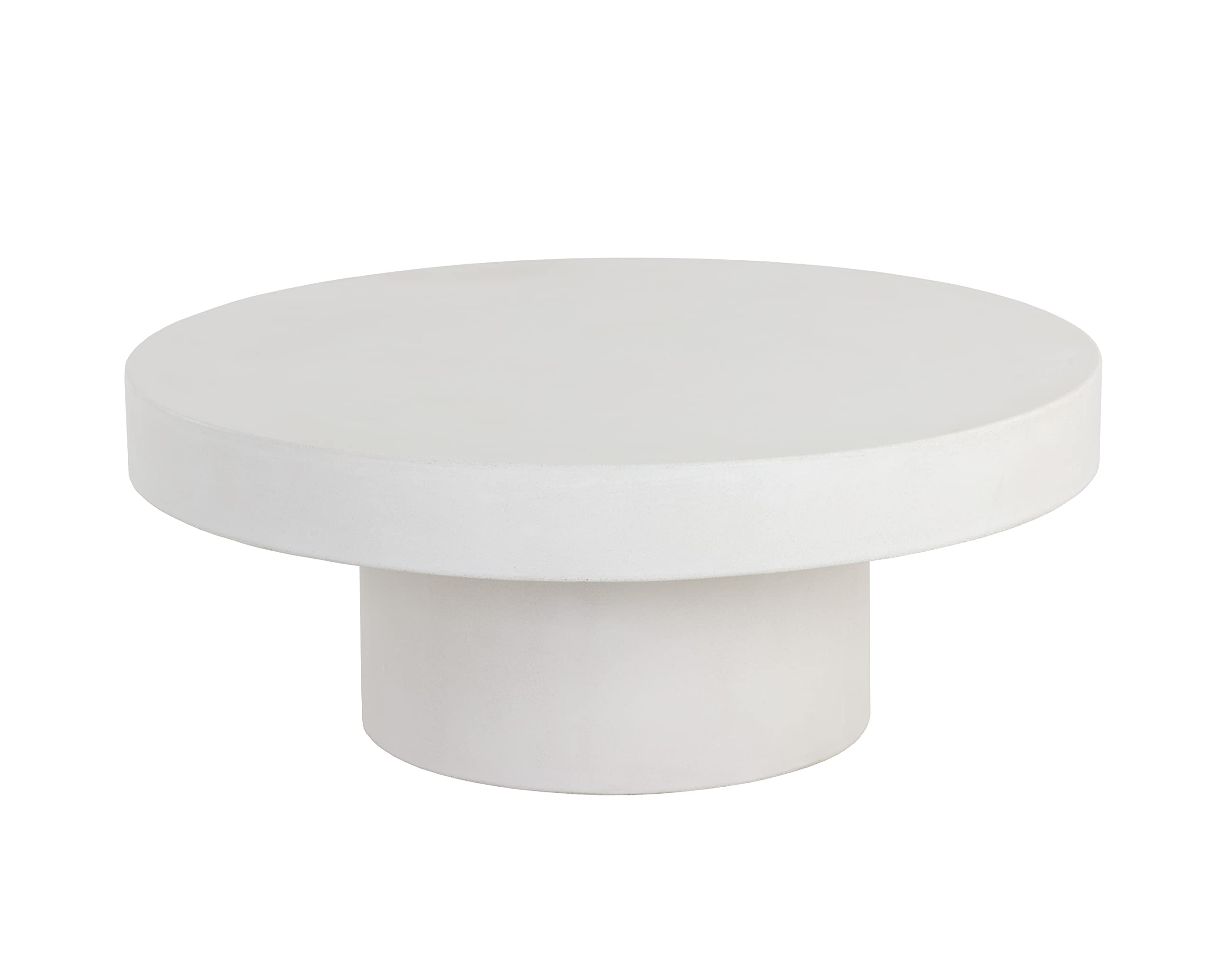DEWSON Coffee White Table