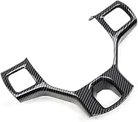 Vista 3 de Cubierta interior del volante para Dodge RAM 1500 2500 3500 2011-2018 accesorios (patrón de fibra de carbono)