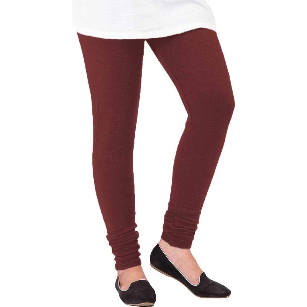 omikka Woolen Ankle Length Leggings for Women Winter Bottom Wear Free Size-picture-35