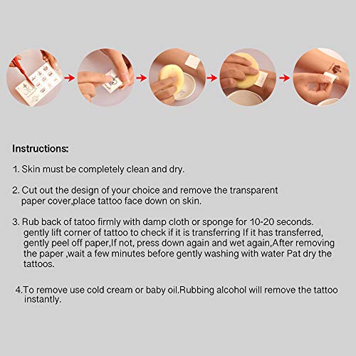 Temporary Tattoos Big Tribal Totem Tattoo Sticker For Men Women Black Large Body Art Makeup Fake Tattoo Waterproof Removable (Pattern5) #TOP6