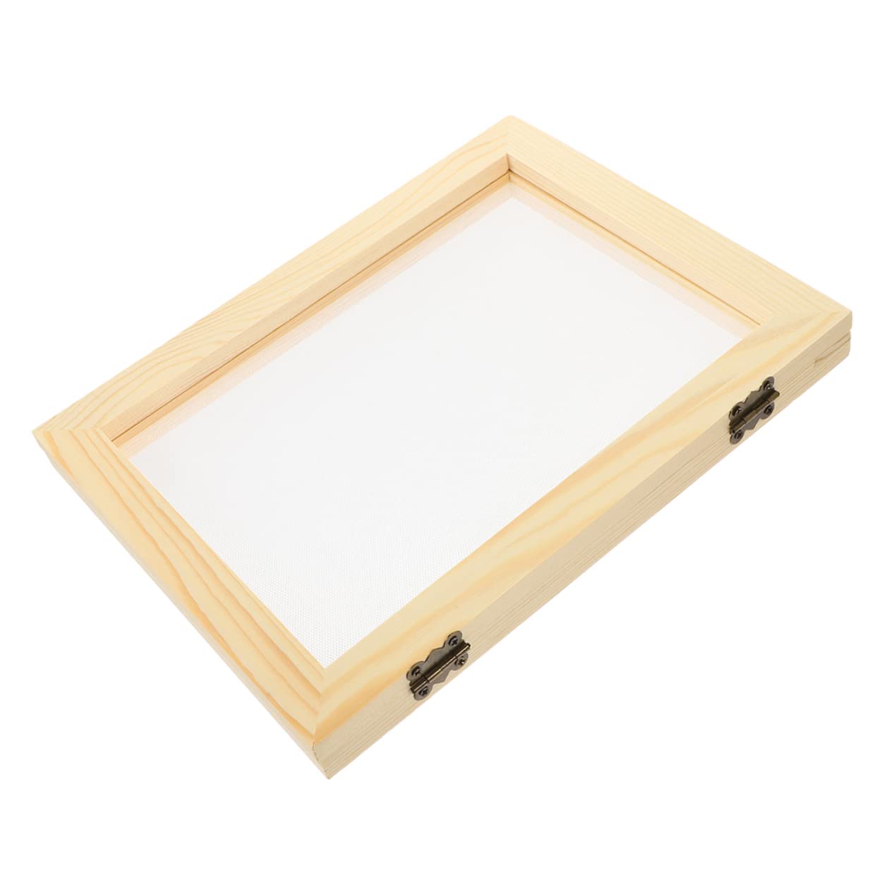 ARTIBETTER Wooden Frame Screen Paper Making Kit Handmade Paper Craft Tool for Boys and Girls DIY Papermaking