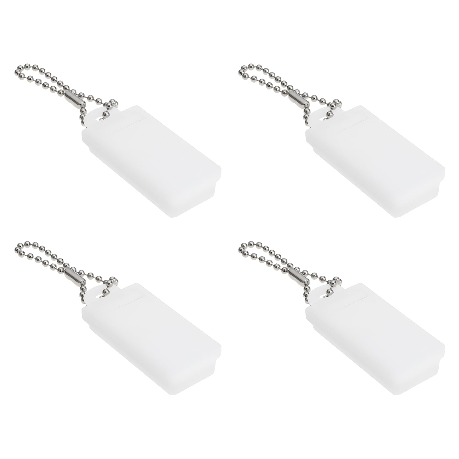 As Axis Spindleon 4Pcs Hearing Aid Battery Boxs Button Storage Case 19X40x8mm For Most Button Battery