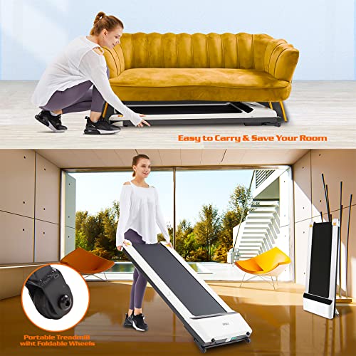 Caminadora plegable ultra delgada con motor 1.5HP para hogar miniatura 5