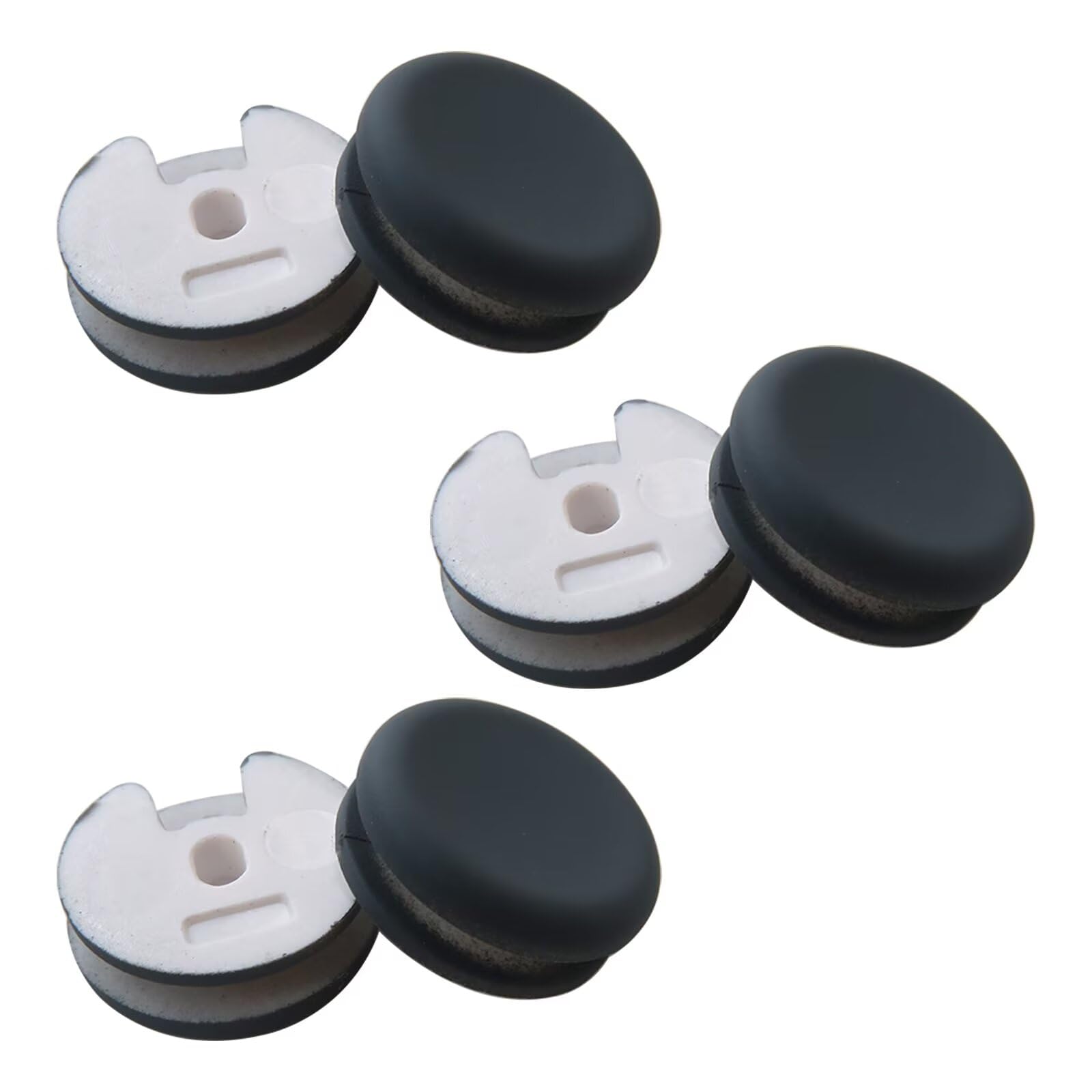 Feuaue 6 Pcs Upgraded Analog Joystick Cap Thumb Stick Grip Cover Circle Pad Button Repair Part for 2DS 3DS XL 3DSLL