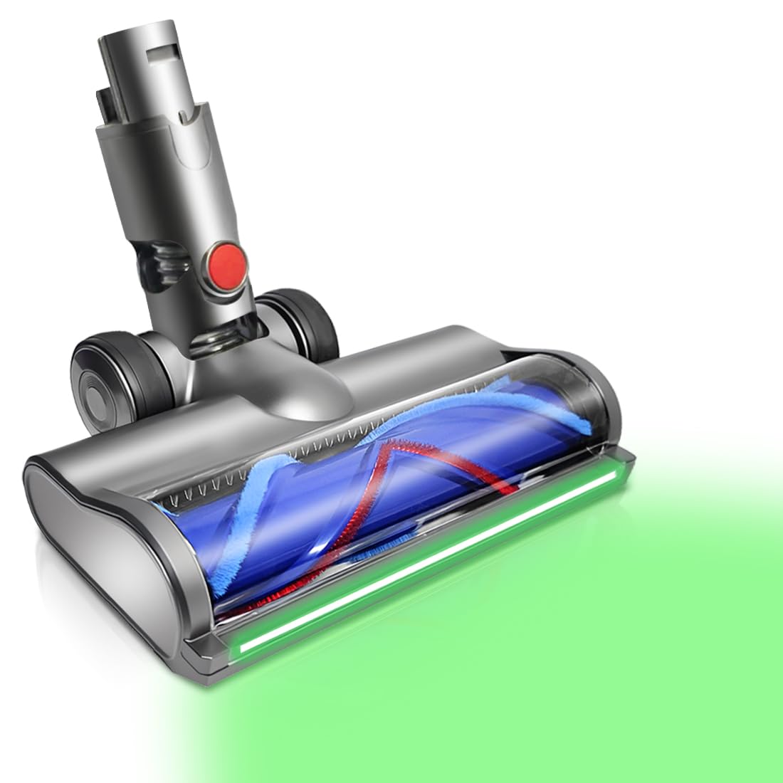 LED Spazzola Compatibile per Dyson V6 DC58 DC59 DC62 DC72 DC74 SV04 SV06 SV09 Aspirapolvere,Spazzola per Aspirapolvere per Pavimenti Duri e Tappeti.