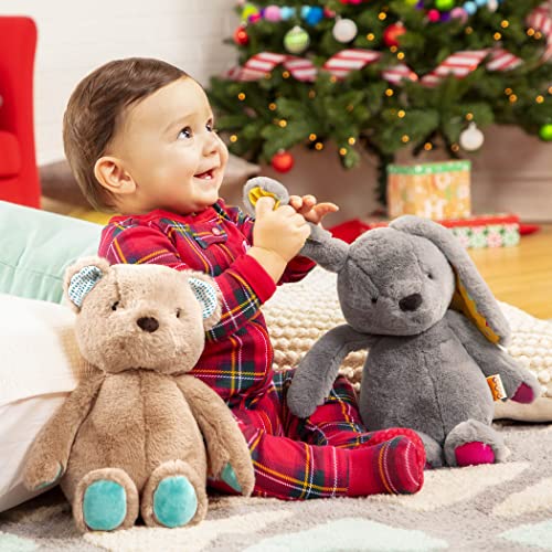 B. Toys By Battat – Happy Hues – Sprinkle Bunny – Huggable Stuffed Animal Rabbit Toy – Soft & Cuddly Plush Bunny – Washable – Newborns, Toddlers, Kids, Multicolor, 12 Inches #TOP1