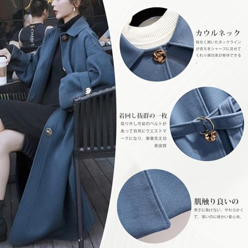 Vincent House ロングコートのディテール