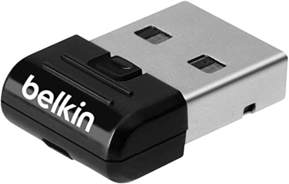 Belkin F8T065BF USB 4.0 Bluetooth Adapter, Supports Windows XP/Vista/7/8, Black